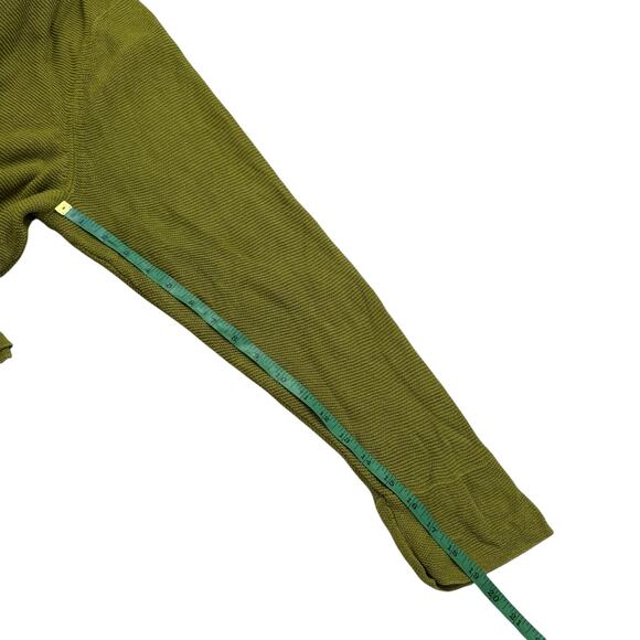 EILEEN FISHER Woman Linen Cotton Blend Open Cardigan in Spring Green Size 2X - Picture 10 of 11